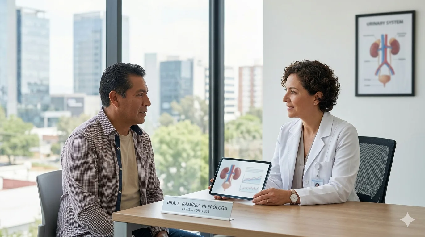 ¿Qué especialista trata la enfermedad renal crónica?