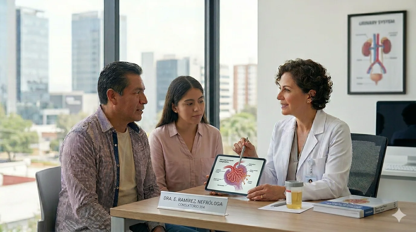 ¿Qué especialista trata la proteinuria?